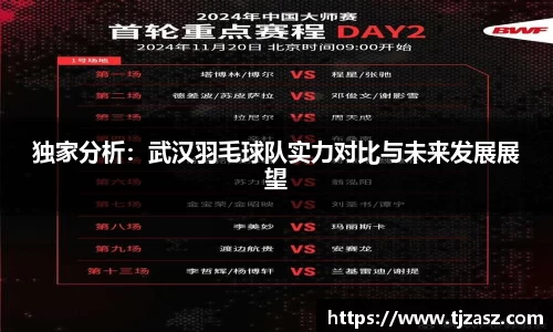 独家分析：武汉羽毛球队实力对比与未来发展展望